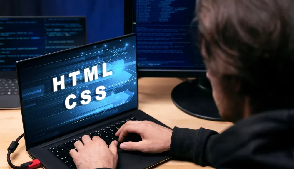 html-css-web-development-laptop